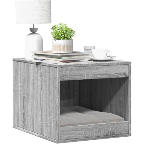Katzenklo Grau Sonoma 47x59x42 cm Holzwerkstoff vidaXL