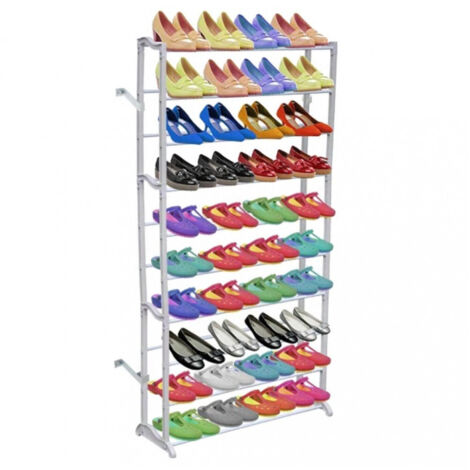 Schuhregal für 40 Paar Schuhe Schuhschrank 140cm vidaXL
