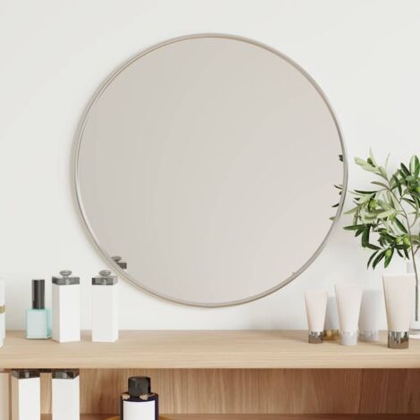 vidaXL Wandspiegel Silbern Ø 40 cm Rund