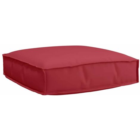 Palettkissen für geeigneten Sitz Weinrot 60 x 60 x 12 cm vidaXL