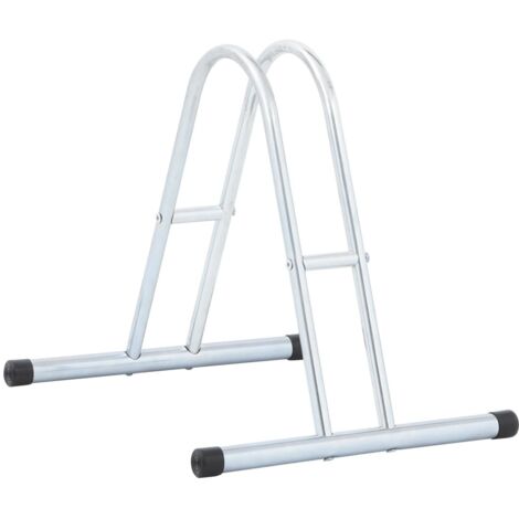 vidaXL Bicycle Stand for 1 Bike Floor Freestanding Galvanised Steel