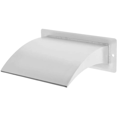 vidaXL Pool-Wasserfall Edelstahl 30x9x26 cm Silbern