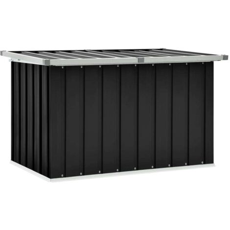 vidaXL Garten-Aufbewahrungsbox Anthrazit 109x67x65 cm