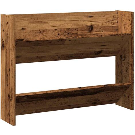Wand-Schuhregal Altholz-Optik 80x18x60 cm Holzwerkstoff vidaXL