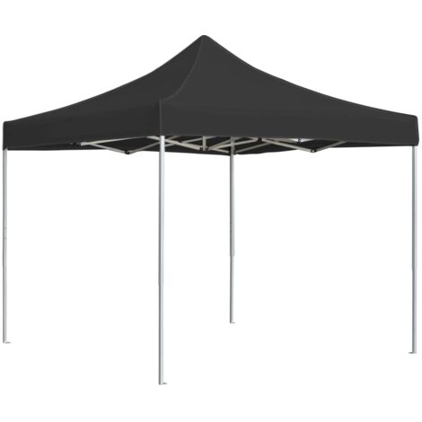 vidaXL Profi-Partyzelt Faltbar Aluminium 2x2 m Anthrazit (1/5)