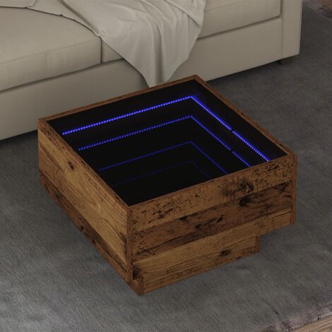 Couchtisch Altholz 50 x 50 x 30 cm Holzwerkstoff vidaXL