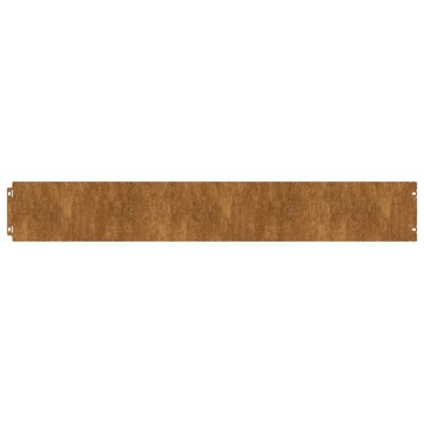 Rasenkanten 10 Stk. 15x103 cm Flexibel Cortenstahl vidaXL