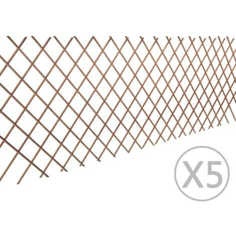 vidaXL Weidenzaun Gitter 5 Stck 180x90 cm