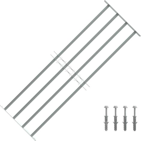 Verstellbares Sicherheitsgitter für Fenster mit 4 Stangen 1000-1500mm
