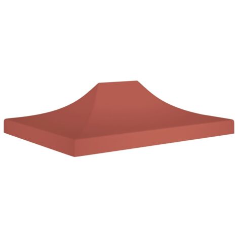 Partyzelt-Dach 4,5x3 m Terrakotta-Rot 270 g/m² vidaXL
