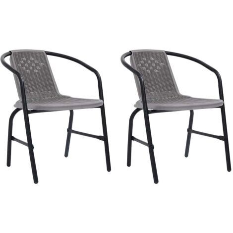 vidaXL Gartenmöbelset mit Kissen 7 Teile beige Poly Rattan