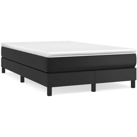 Boxspringbett mit Matratze Schwarz 120x190 cm Kunstleder vidaXL (1/5)