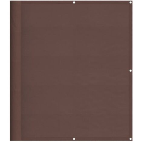 Balkon-Sichtschutz Braun 120x800 cm 100 % Polyester-Oxford vidaXL