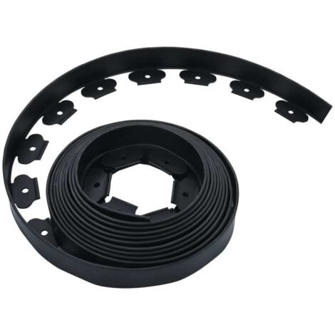 Vidaxl – Flexible Rasenkante 10m mit 30 Befestigungsnägeln – Hochwertiges PE-Material – Wetterbeständig für Gartenlandschaftsgestaltung (1/6)
