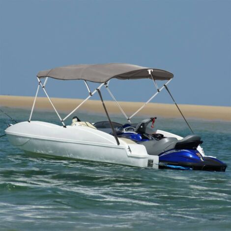 4-Bow Bimini-Top mit Seitenteilen 243x(185-198)x137 cm vidaXL