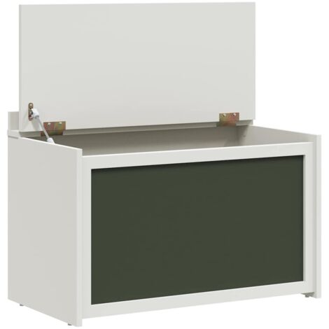 Spielzeugbox mit Speicher Weiß 73 x 33 x 55 cm Holzwerkstoff vidaXL