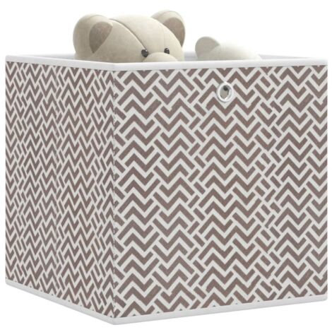 Faltboxen 4 Stk. Braun 32x32x32 cm Vlies vidaXL591347 (1/5)