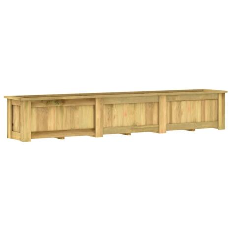 vidaXL Hochbeet 291 x 50 x 50 cm Kiefernholz Imprägniert (1/5)