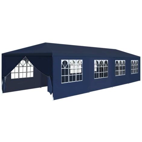 Gartenpavillon 3 x 12 m Blau
