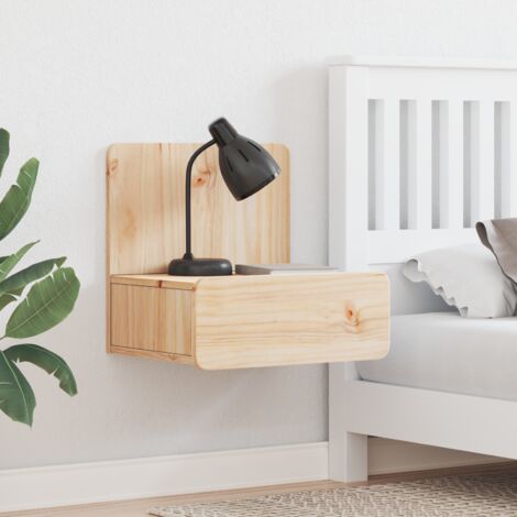 Nachttisch 2 pcs Braun 44 x 32,5 x 40 cm Massivholz Kiefer vidaXL