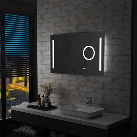 LED-Badspiegel mit Berührungssensor 100x60 cm vidaXL
