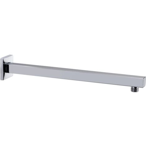 Duscharm Quadratisch Edelstahl 201 Silbern 40 cm vidaXL