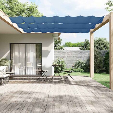 Senkrechtmarkise Blau 140x1000 cm Oxford-Gewebe vidaXL