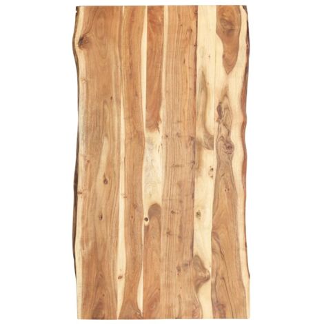 Tischplatte Massivholz Akazie 118x(50-60)x3,8 cm vidaXL