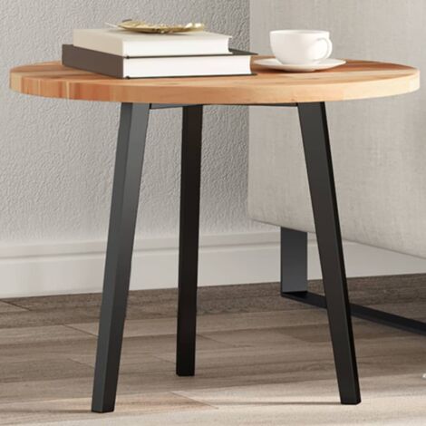 Tischplatte Rund Ø50x2 cm Massivholz Akazie vidaXL