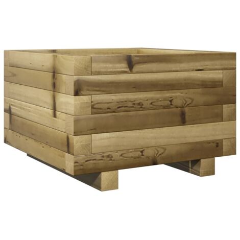 Pflanzkübel 40x40x26,5 cm Kiefernholz Imprägniert vidaXL