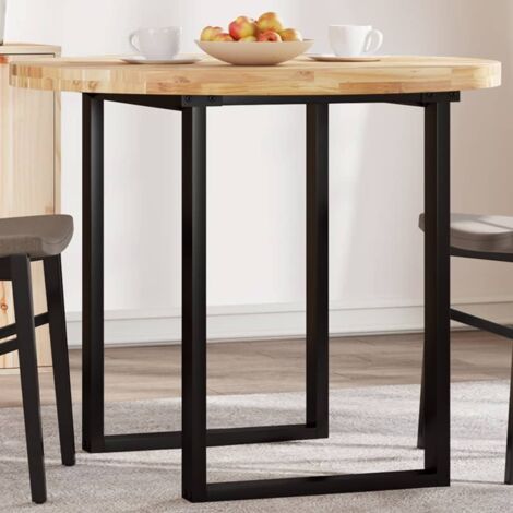 vidaXL Tischplatte Rund Ø90x4 cm Massivholz Akazie