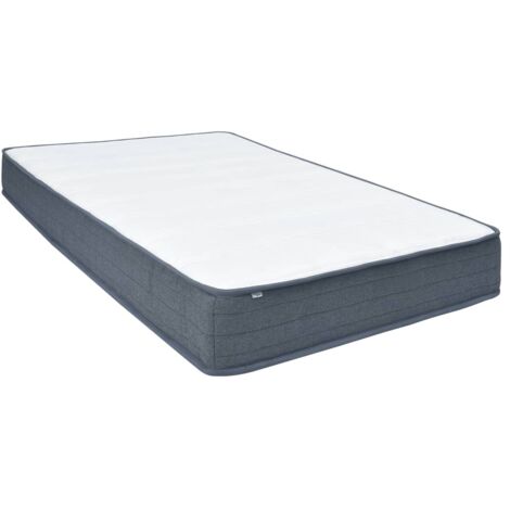 Boxspringmatratze 190x140x20 cm Mittelweich Stoff vidaXL