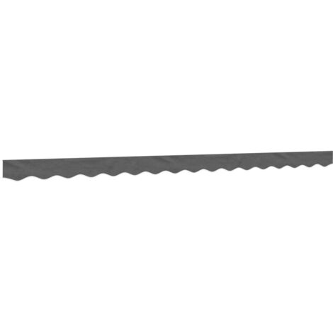 vidaXL Replacement Fabric for Awning Valance Anthracite Stripe 4 m