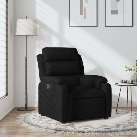 Relaxsessel Schwarz Stoff vidaXL