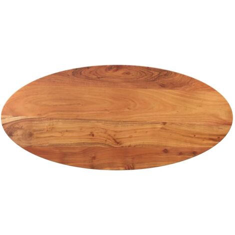 Tischplatte 140x50x2,5 cm Oval Massivholz Akazie vidaXL (1/5)