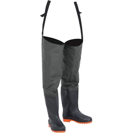 vidaXL Watstiefel Dunkelgrün Gr. 46
