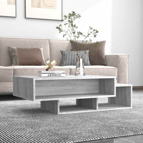 Couchtisch Sonoma grau 105x55x32 cm Ingenieurholz