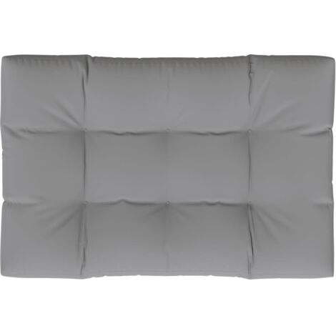 Palettenkissen 120x80x12 cm Grau Stoff vidaXL (1/6)