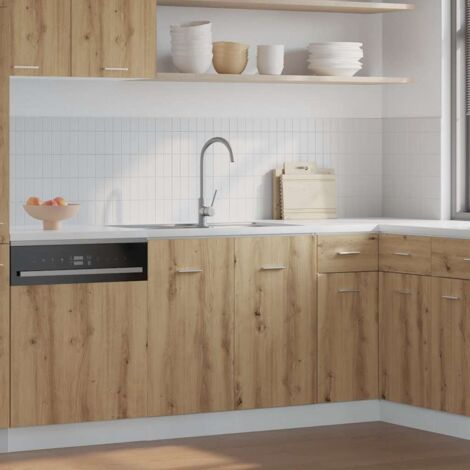 vidaXL Spülenunterschrank Artisan-Eiche 80x46x81,5 cm Holzwerkstoff