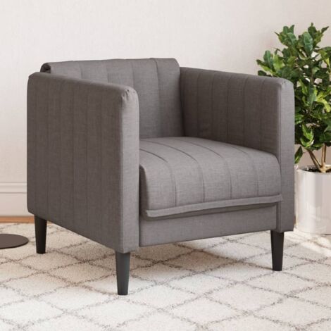 vidaXL Taupe Sessel aus Stoff