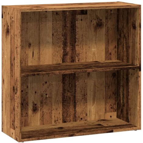 vidaXL Bookcase Old Wood 80x30x77 cm Engineered Wood