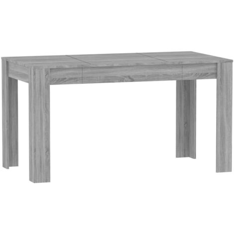 Esstisch Sonoma grau 140x74,5x76 cm Holzwerkstoff