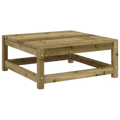 Fußhocker für den Garten 70x70x30 cm aus imprägniertem Kiefernholz