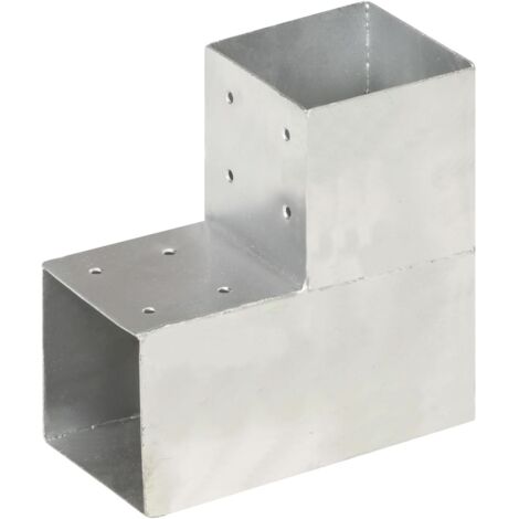 Pfostenverbinder L-Form Verzinktes Metall 101 x 101 mm vidaXL