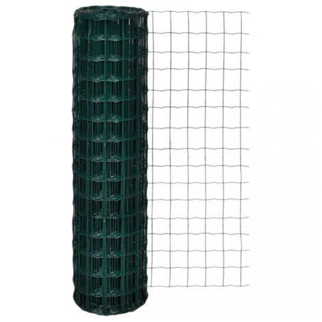 Gartenzaun Maschendraht Gitterzaun Schweißgitter 10x1,5m vidaXL (1/5)