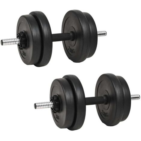vidaXL Dumbbell with Plates 40 kg