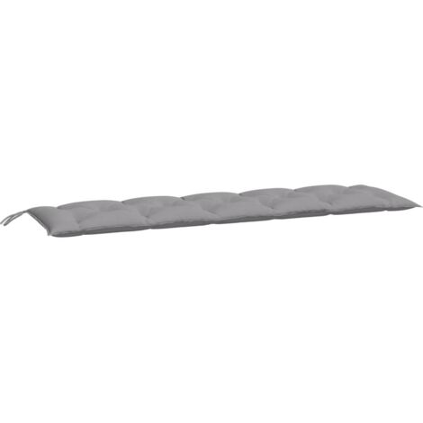 vidaXL Gartenbank-Auflage Grau 180x50x7 cm Oxford-Gewebe
