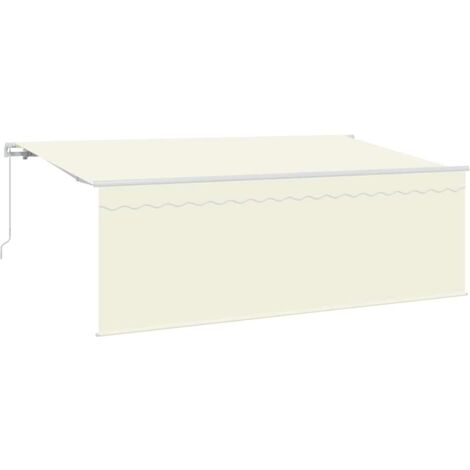 Markise mit Sichtschutz Creme 350 x 200 x 120 cm vidaXL (1/5)