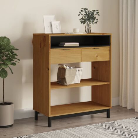 vidaXL Bartisch FLAM 92x45x110 cm Massivholz Kiefer (1/5)
