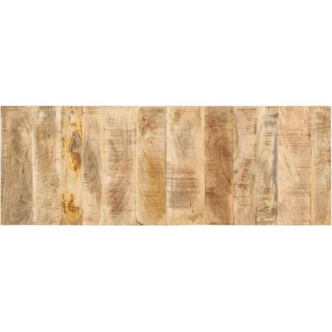 Kopfteil 140 cm Massives Rohholz Mango vidaXL